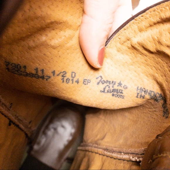 TONY LAMA Men’s Stallion 7901 Cowboy Boots Brown Size 11.5 - Picture 13 of 15